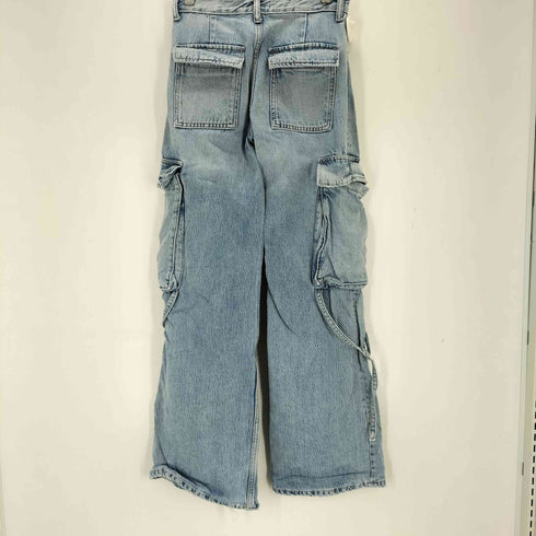 ザラ ZARA デニムカーゴパンツ レディース 32