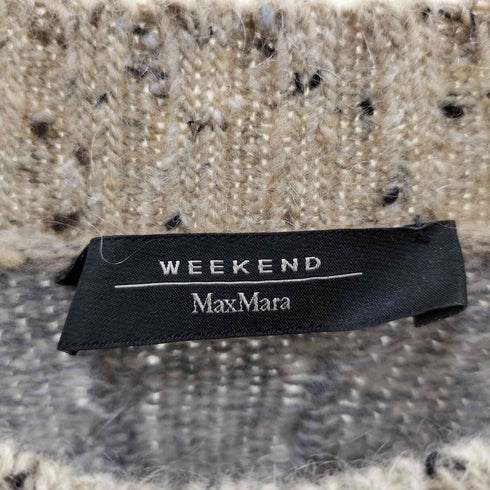 ウィークエンドマックスマーラ Weekend Max Mara モヘア混 パッチワークデザインニット レディース JPN:S