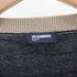 ジルサンダーネイビー JIL SANDER NAVY シルクウール パイピングデザイン クルーネック カーディガン レディース JPN:M
