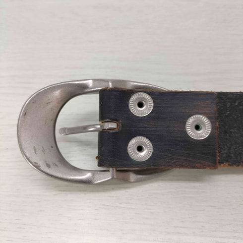 スタッズ レザーベルト メンズ