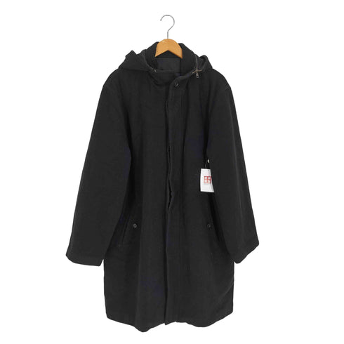 ケンゾーパリス KENZO PARIS 90s ライカ期 ウールカシミヤ 裏地キルティング フーディ 比翼コート メンズ JPN:3