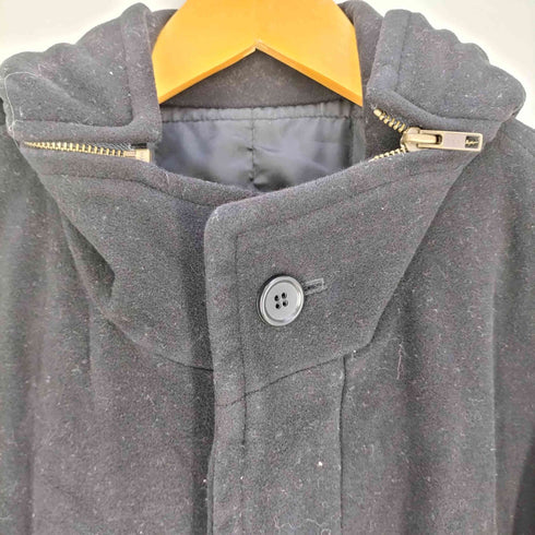 ケンゾーパリス KENZO PARIS 90s ライカ期 ウールカシミヤ 裏地キルティング フーディ 比翼コート メンズ JPN:3