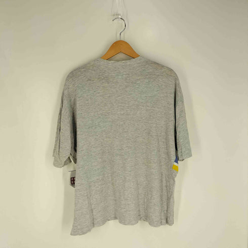 ユナイテッドカラーズオブベネトン UNITED COLORS OF BENETTON 90s 袖&裾シングル イタリア製 プリント クルーネックTシャツ メンズ import:M
