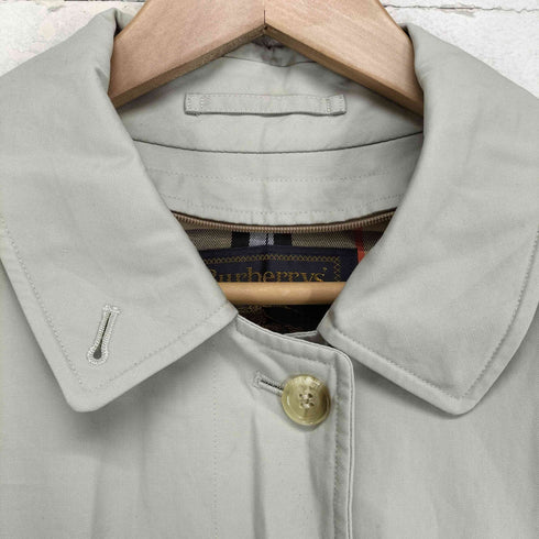 バーバリーズ BURBERRYS 金タグ 裏地ノバチェックステンカラーコート レディース