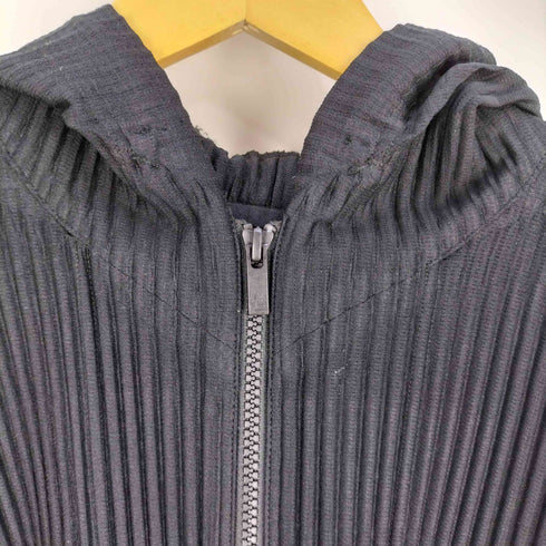 オムプリッセイッセイミヤケ HOMME PLISSE ISSEY MIYAKE 23AW MONTHLY COLOR JUNE プリーツジップフーディ メンズ JPN:2