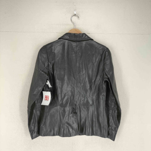 ギャップ Gap 00s GENUINE LEATHER 2Bテーラードジャケット レディース 4