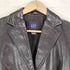 ギャップ Gap 00s GENUINE LEATHER 2Bテーラードジャケット レディース 4