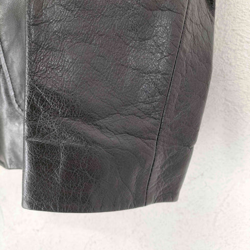 ギャップ Gap 00s GENUINE LEATHER 2Bテーラードジャケット レディース 4