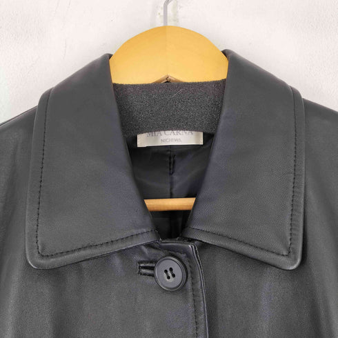 MIA CARNA シープスキン レザー コート レディース  13