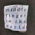 シュプリーム Supreme 19SS Middle Finger To The World Tee メンズ JPN:XL