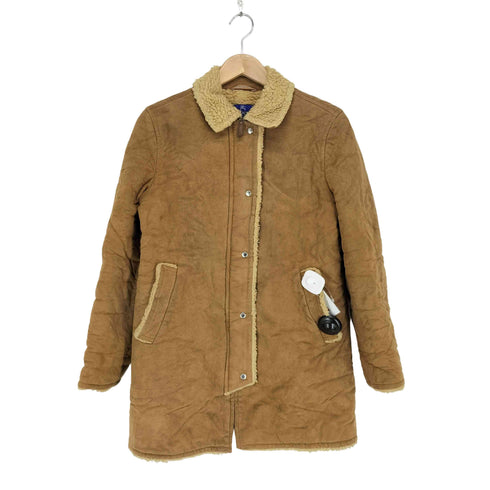 バーバリーブルーレーベル BURBERRY BLUE LABEL ムートンコート レディース 38