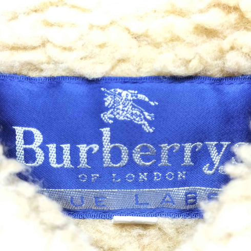 バーバリーブルーレーベル BURBERRY BLUE LABEL ムートンコート レディース 38