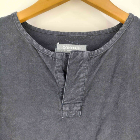 ネストローブコンフェクト nest Robe CONFECT コットンリネンポプリンプルオーバーシャツ メンズ JPN:3