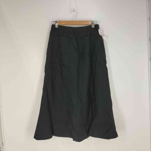 HARVE BENARD 90s ウール 切替 フレアスカート レディース