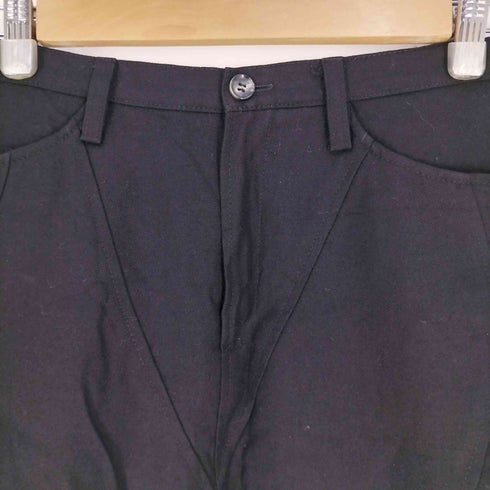 HARVE BENARD 90s ウール 切替 フレアスカート レディース