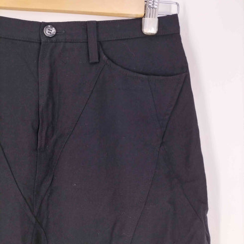 HARVE BENARD 90s ウール 切替 フレアスカート レディース