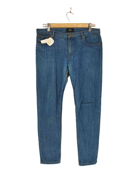 アーペーセー A.P.C. JEAN ETROIT COURT テーパードデニムパンツ メンズ 29