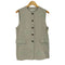 ユナイテッドアローズグリーンレーベルリラクシング UNITED ARROWS green label relaxing パウダリー ノーカラー ジレ レディース