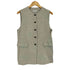 ユナイテッドアローズグリーンレーベルリラクシング UNITED ARROWS green label relaxing パウダリー ノーカラー ジレ レディース