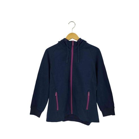 ランズエンド LANDS END コットン ジップアップ パーカー レディース import:M