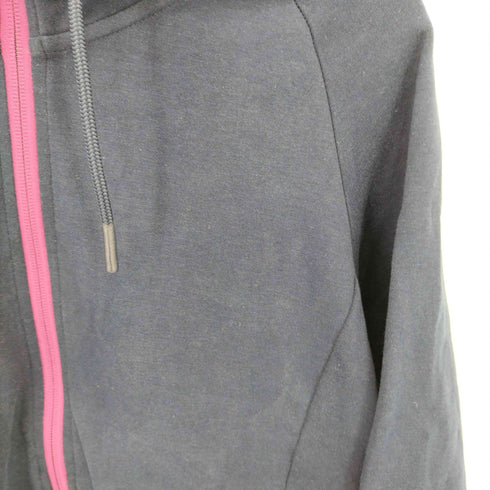 ランズエンド LANDS END コットン ジップアップ パーカー レディース import:M