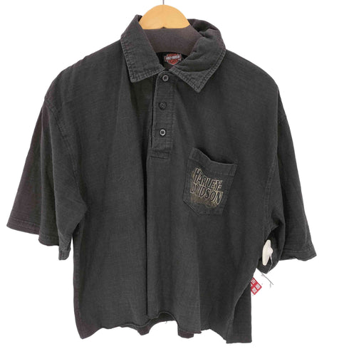 ハーレーダビッドソン HARLEY-DAVIDSON プリントS/S ポロシャツ メンズ JPN:XL