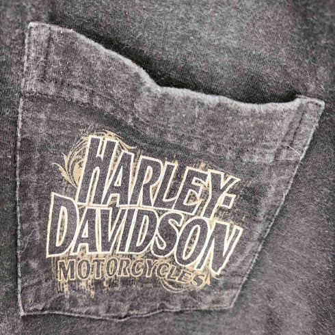 ハーレーダビッドソン HARLEY-DAVIDSON プリントS/S ポロシャツ メンズ JPN:XL