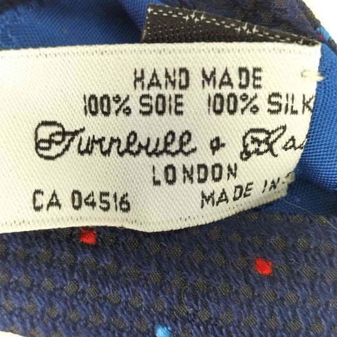 ターンブルアンドアッサー Turnbull & Asser ドット柄ネクタイ メンズ
