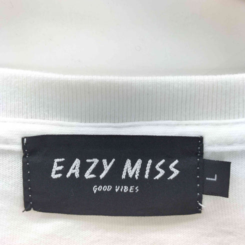 EAZY MISS GOOD VIBES 昭子ちゃん LOVE JUICE SKATE WAX プリント S/S Tシャツ メンズ JPN:L