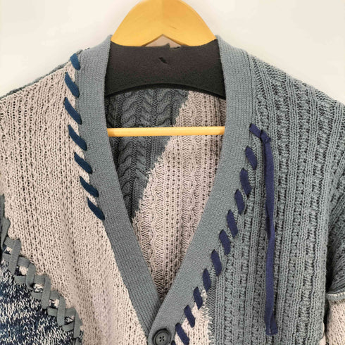 ハレ HARE ステッチキリカエニットカーディガン メンズ FREE