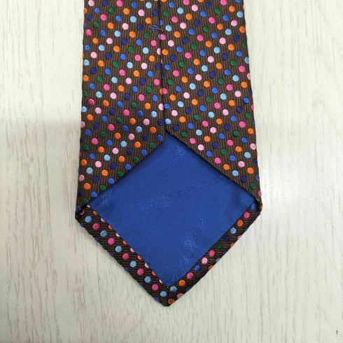 ターンブルアンドアッサー Turnbull & Asser ドット柄ネクタイ マルチカラー メンズ