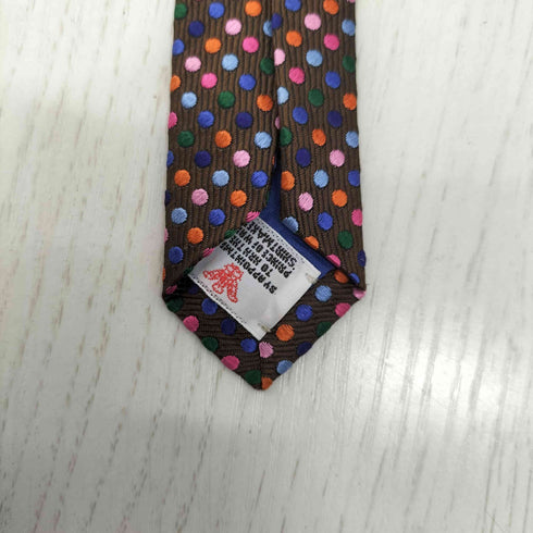 ターンブルアンドアッサー Turnbull & Asser ドット柄ネクタイ マルチカラー メンズ
