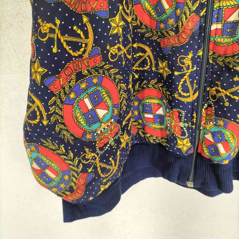 TALONジップ 総柄ブルゾンジャケット メンズ