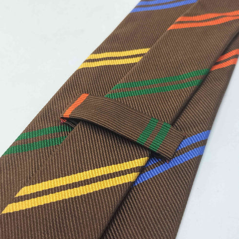 ターンブルアンドアッサー Turnbull & Asser マルチカラー ストライプネクタイ メンズ