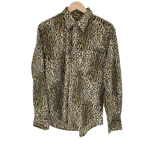 ansolent レオパード柄L/S シャツ メンズ  L