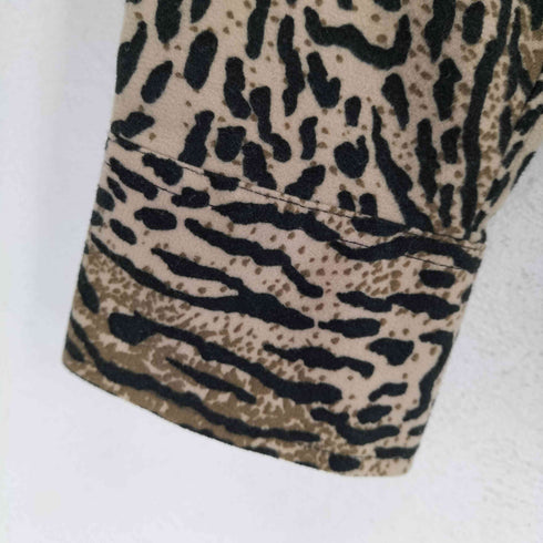 ansolent レオパード柄L/S シャツ メンズ  L