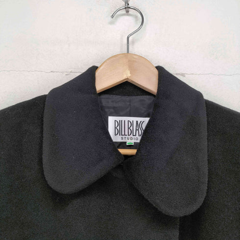 BILLBLASS STUDIO アルパカ混比翼ステンカラーコート レディース