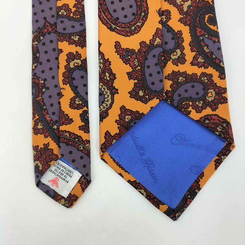 ターンブルアンドアッサー Turnbull & Asser ペイズリー柄ネクタイ メンズ