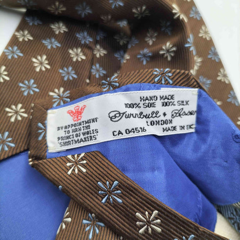 ターンブルアンドアッサー Turnbull & Asser 総柄ネクタイ メンズ