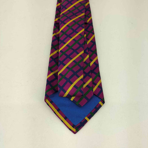 ターンブルアンドアッサー Turnbull & Asser 格子柄ネクタイ メンズ