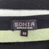 ソニアリキエル SONIA RYKIEL ラインストーンボーダーニット メンズ 48