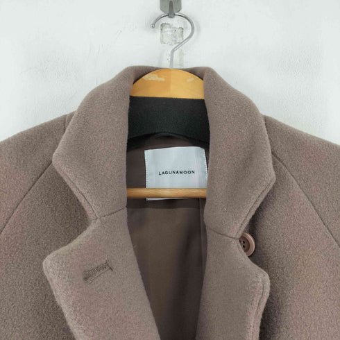 ラグナムーン LAGUNAMOON ベンツデザインウールコート レディース JPN:S