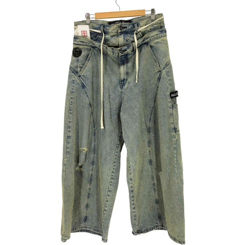 ノーティカ NAUTICA ダブルウエスト バギーデニムパンツ メンズ JPN:L