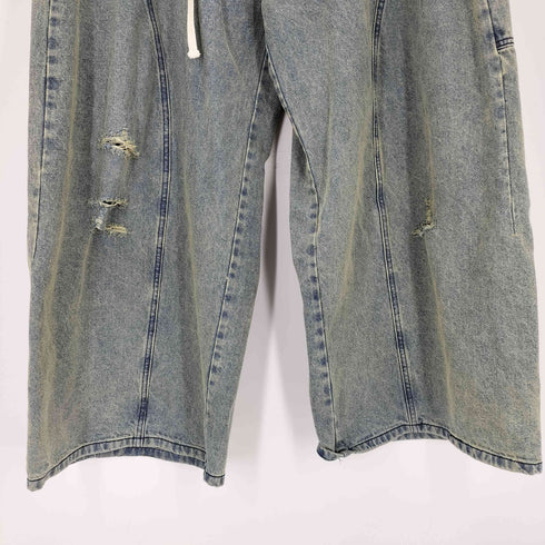 ノーティカ NAUTICA ダブルウエスト バギーデニムパンツ メンズ JPN:L