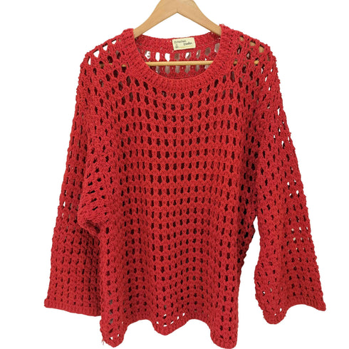 mcmachan woolen クロシェ メッシュ ニット メンズ