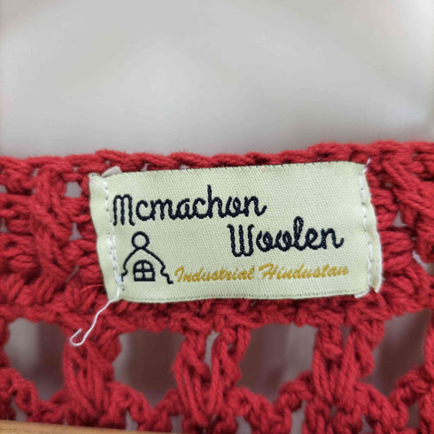 mcmachan woolen クロシェ メッシュ ニット メンズ