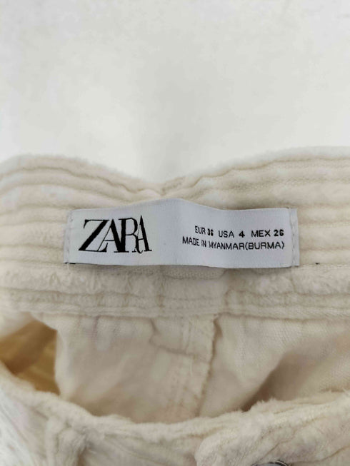 ザラ ZARA ハイウエストコーデュロイパンツ レディース 36