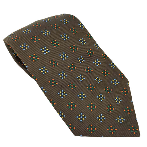 ターンブルアンドアッサー Turnbull & Asser 総柄ネクタイ メンズ