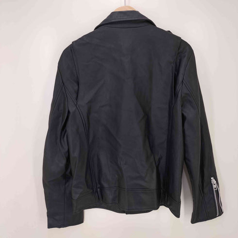 フェイクレザー ダブルライダースジャケット レディース JPN:XL