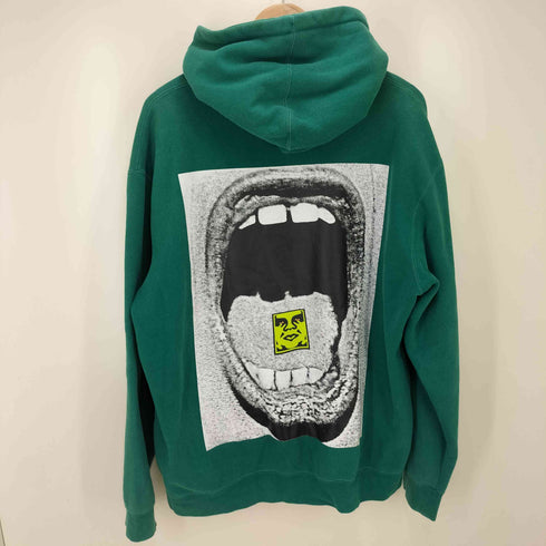 オベイ OBEY プリント プルオーバーパーカー メンズ JPN:XL